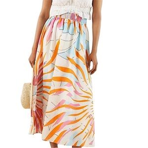 MAEVE x ANTHROPOLOGIE: Floral Burst Maxi Skirt -Size Small